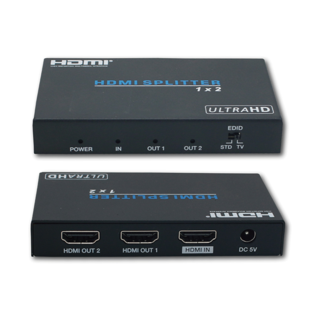 Souryou Zei Muryou HDMI スプリッター 4K 60Hz HDR対応 18Gbps 同時出力 HDCP2.2 HDMI 分配器  4出力 スマートEDID搭載 カスケード接続 PC/BDレコーダー 超爆安-fear.al